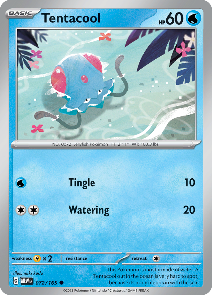 Tentacool (Reverse Holo)
