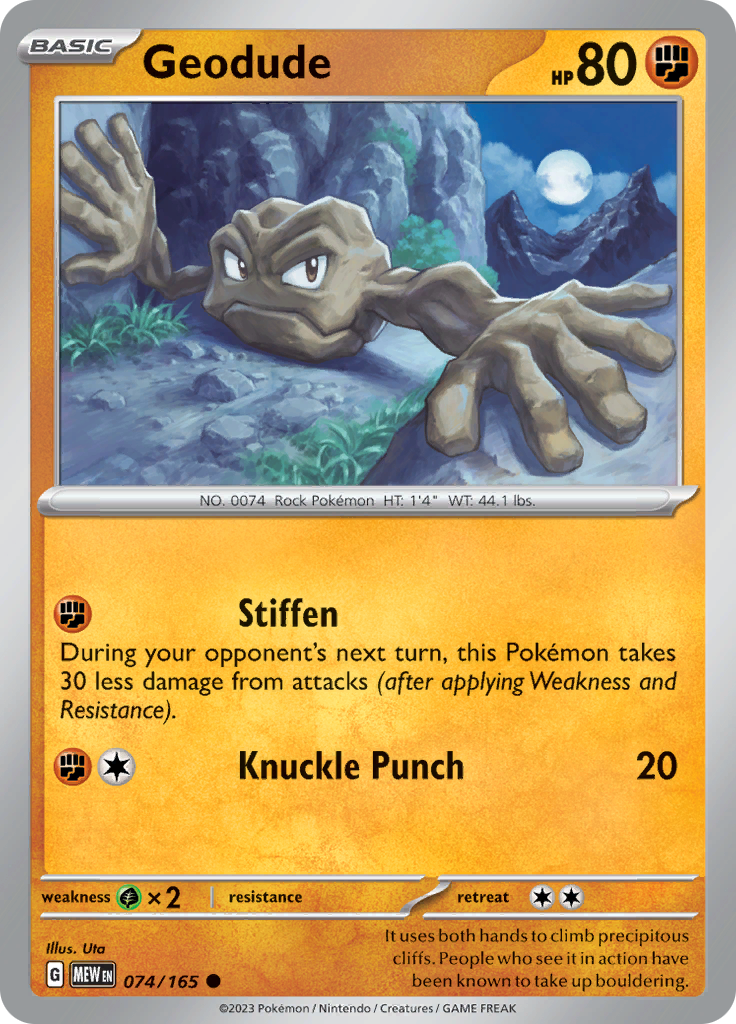 Geodude (Reverse Holo)
