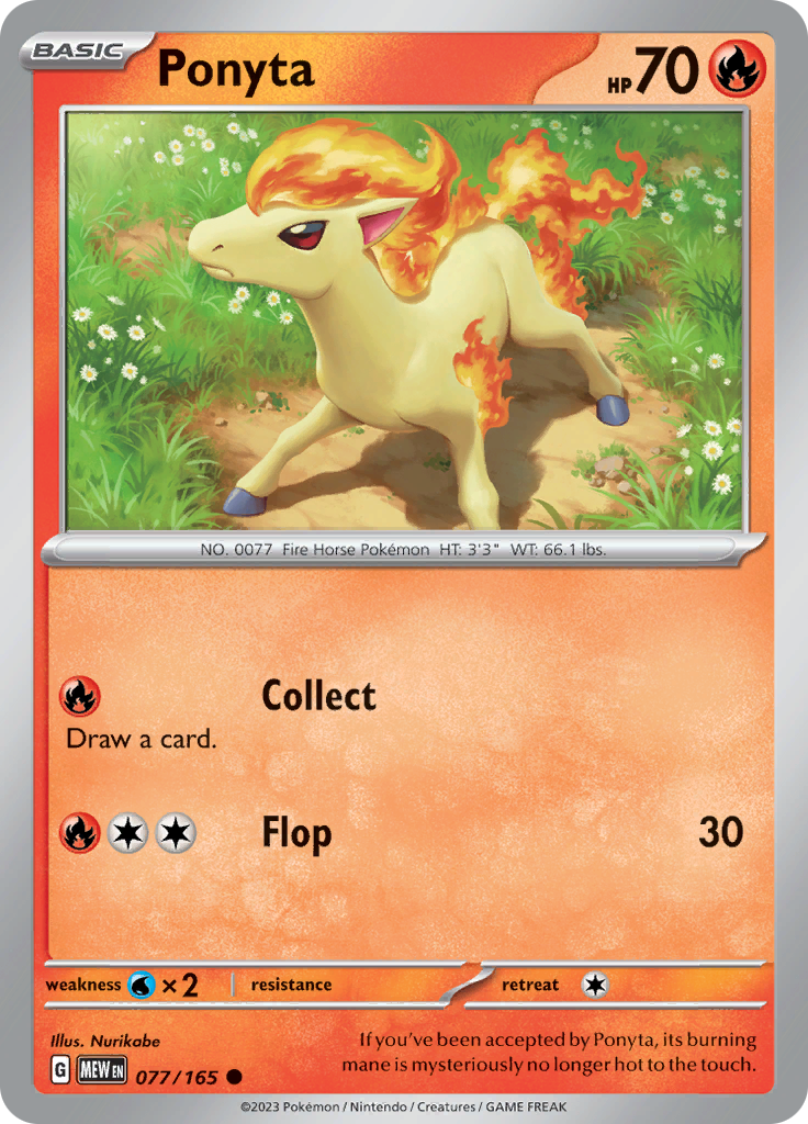 Ponyta (Reverse Holo)