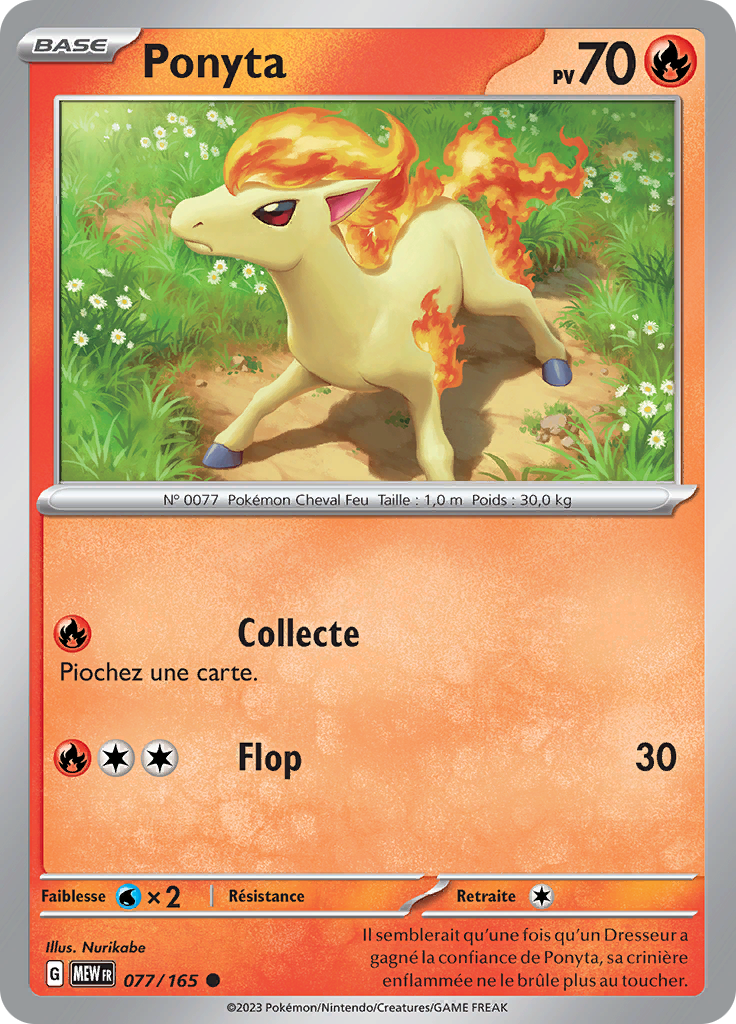 Ponyta (Reverse Holo)