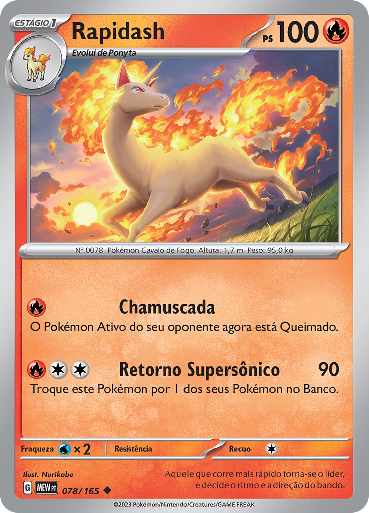 Rapidash (Reverse Holo)