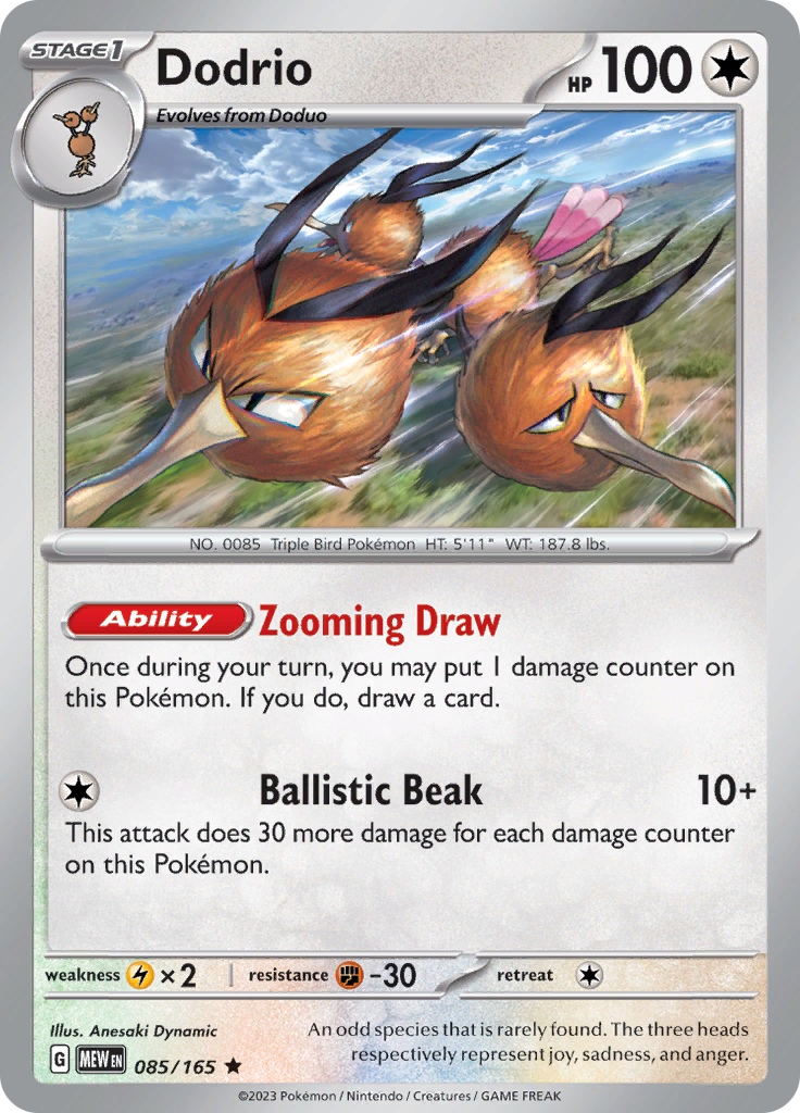 Dodrio (Reverse Holo)