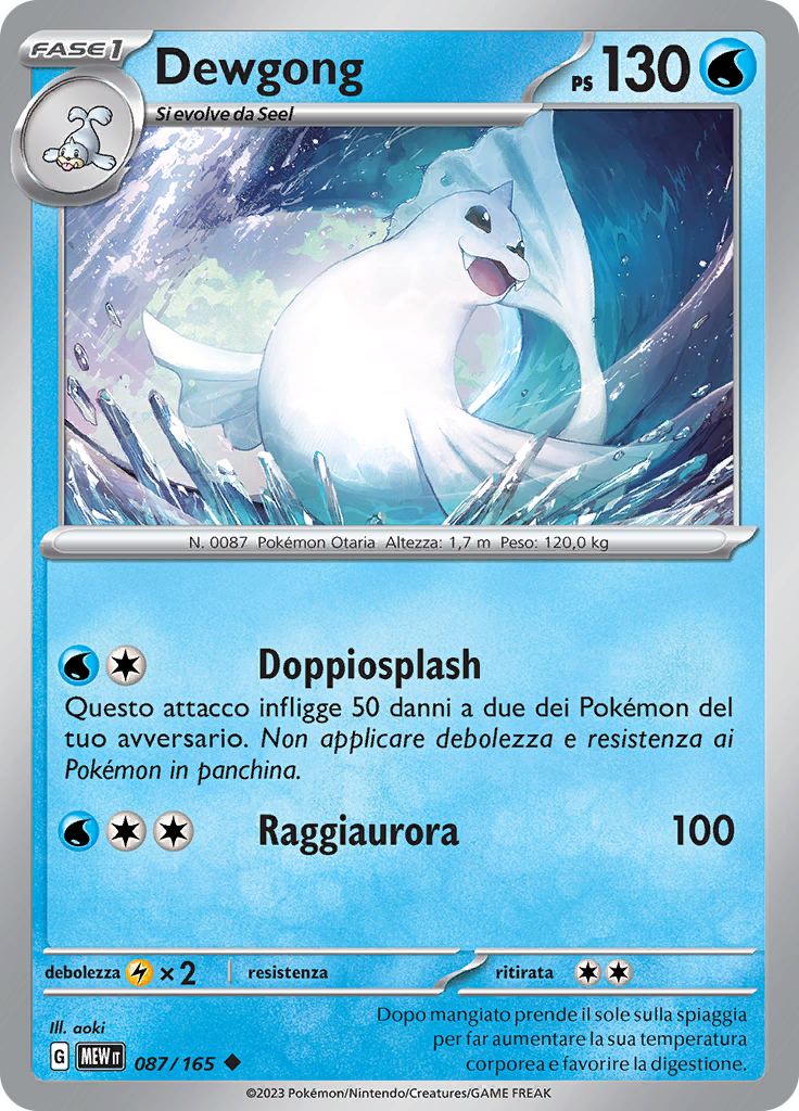 Dewgong (Reverse Holo)