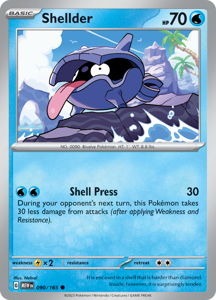 Shellder (Reverse Holo)