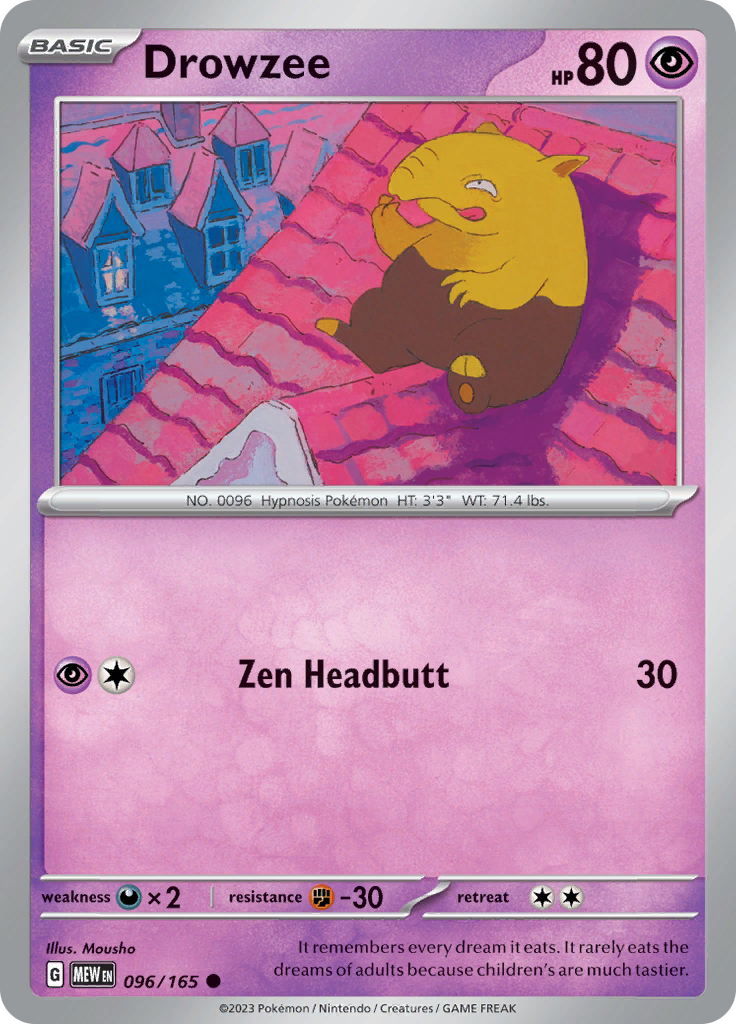 Drowzee (Reverse Holo)