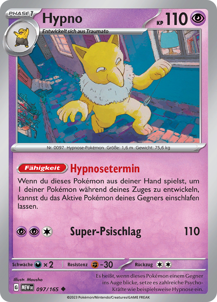 Hypno (Reverse Holo)