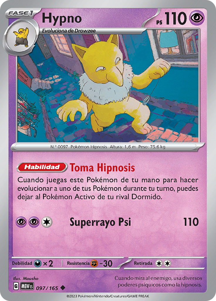 Hypno (Reverse Holo)