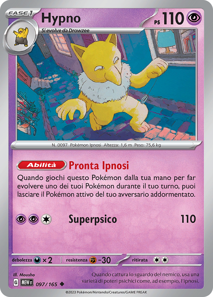 Hypno (Reverse Holo)