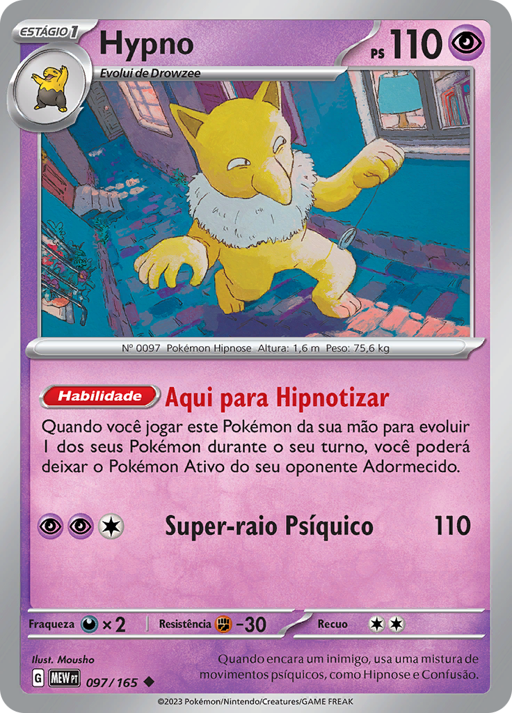 Hypno (Reverse Holo)