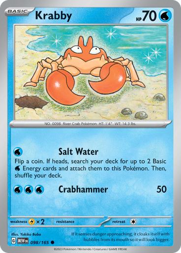 Krabby (Reverse Holo)