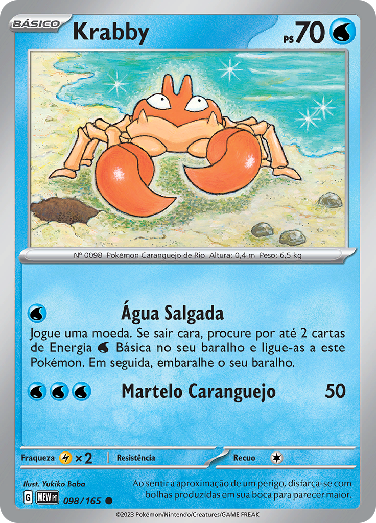Krabby (Reverse Holo)
