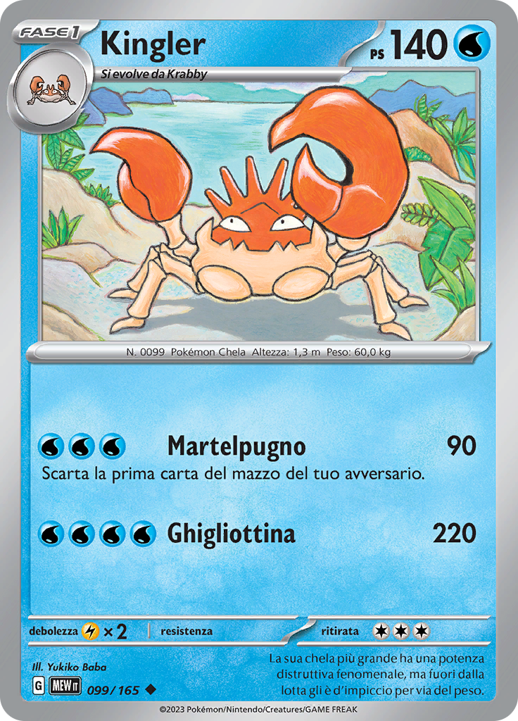 Kingler (Reverse Holo)