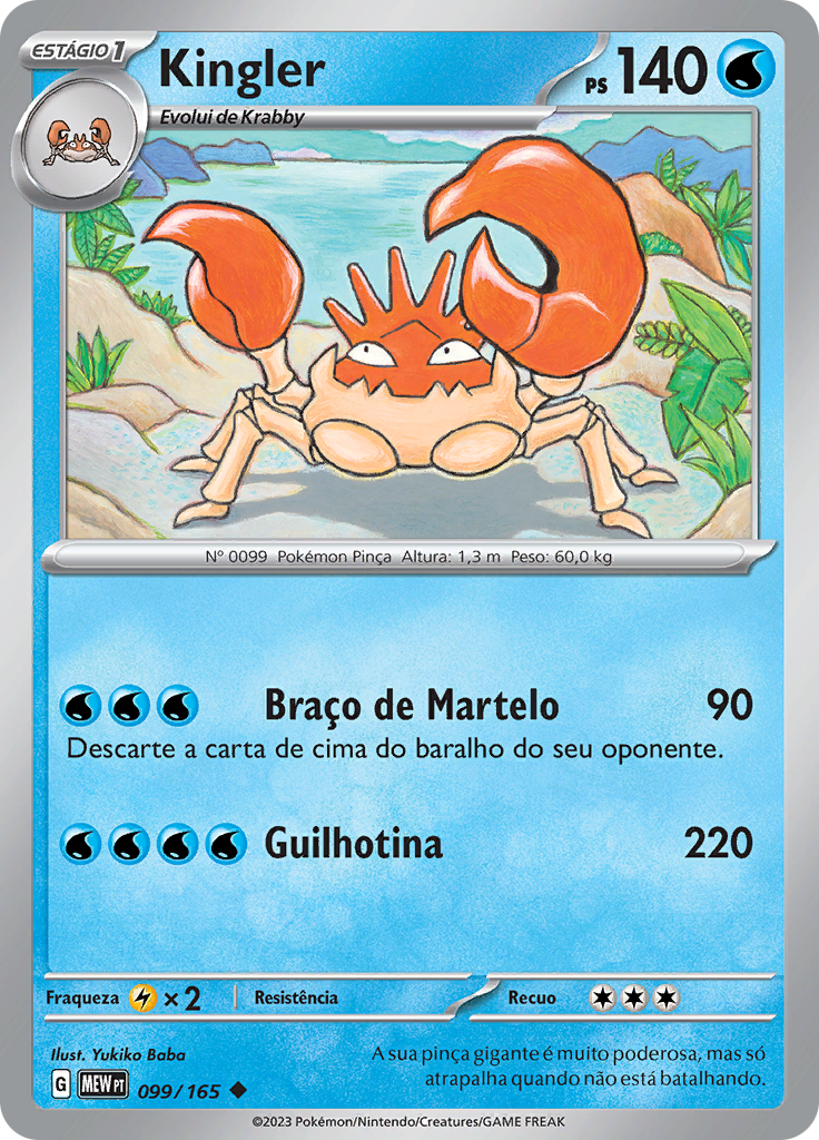 Kingler (Reverse Holo)