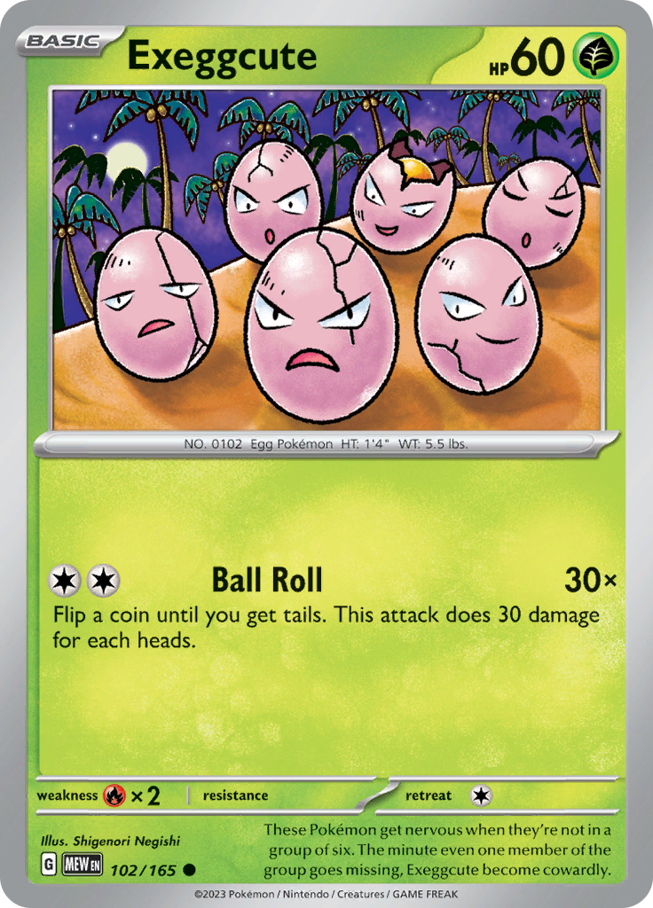 Exeggcute (Reverse Holo)