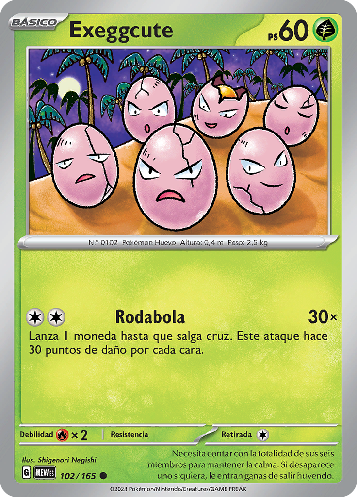 Exeggcute (Reverse Holo)