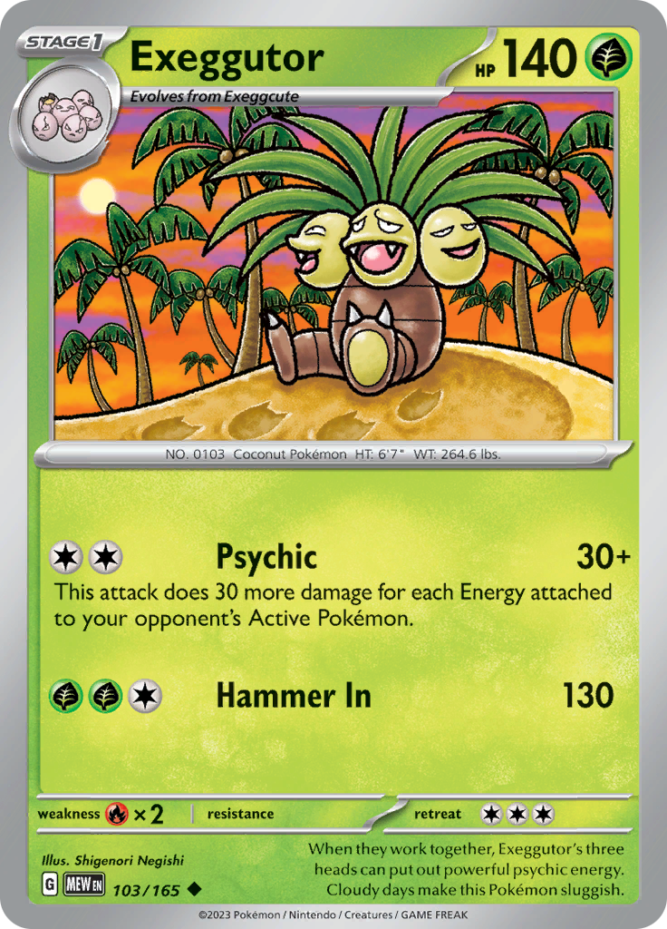 Exeggutor (Reverse Holo)