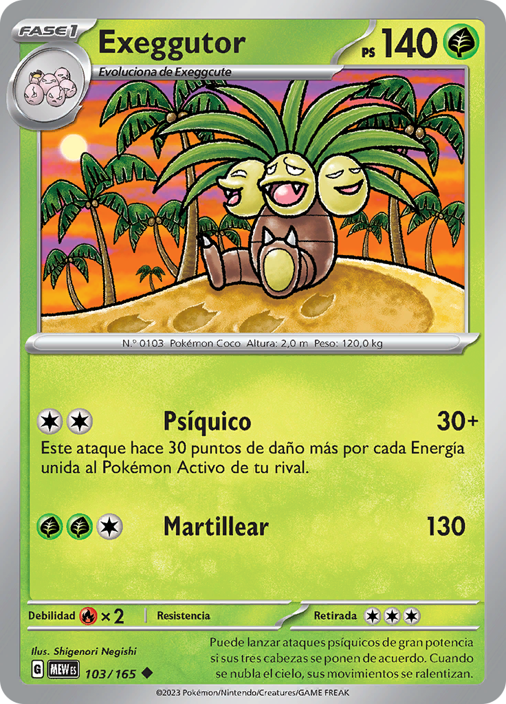 Exeggutor (Reverse Holo)