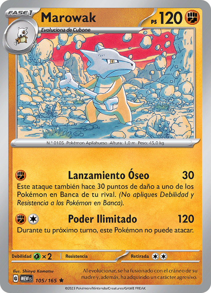 Marowak (Reverse Holo)