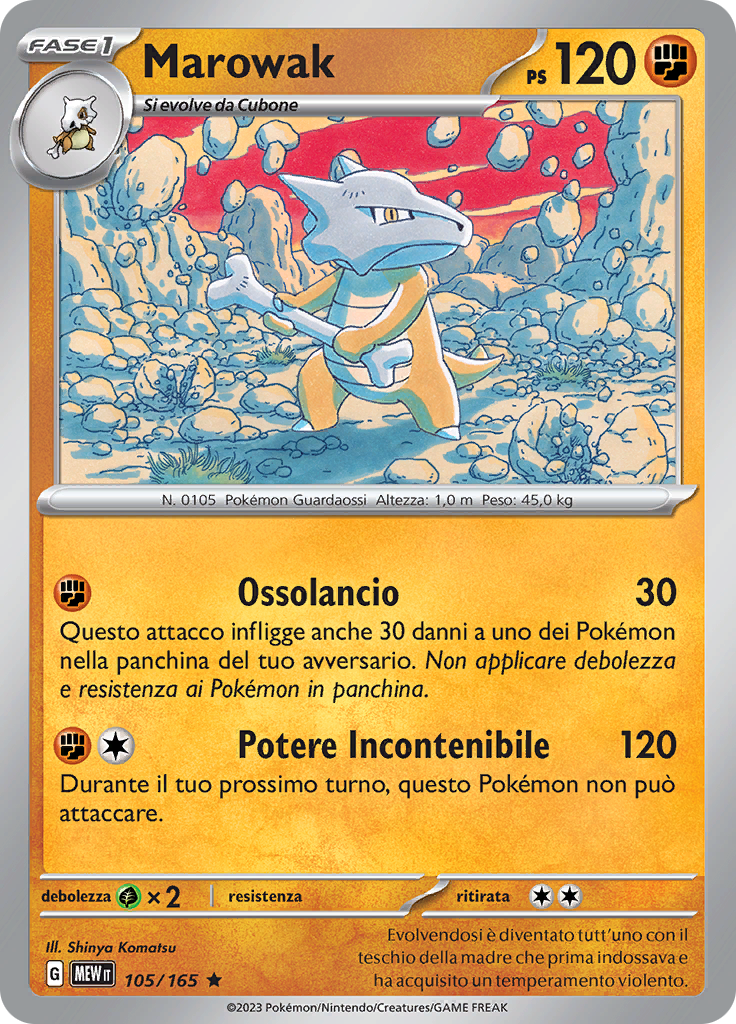 Marowak (Reverse Holo)