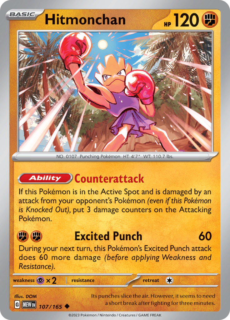 Hitmonchan (Reverse Holo)
