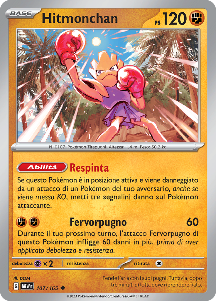 Hitmonchan (Reverse Holo)