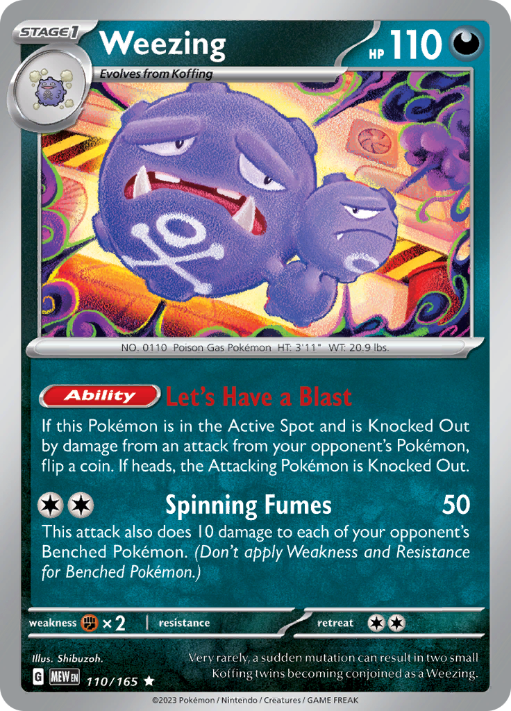 Weezing (Reverse Holo)