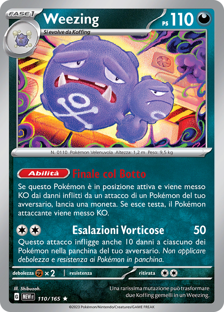 Weezing (Reverse Holo)