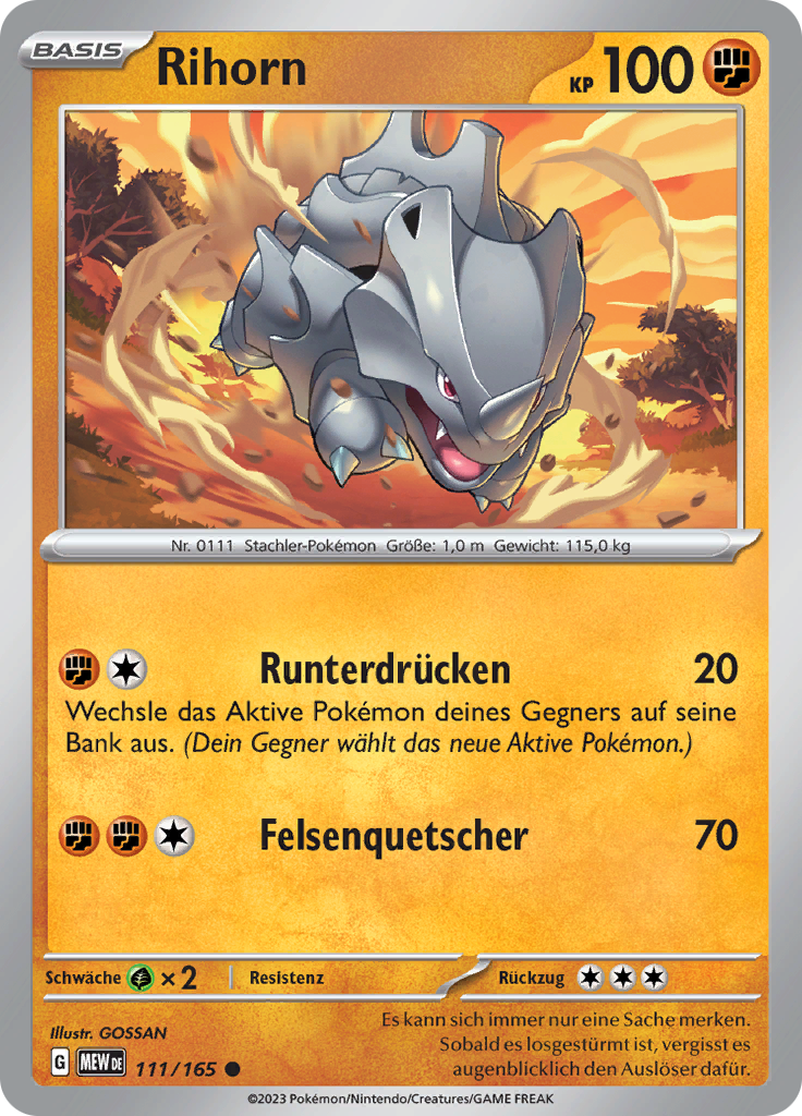 Rihorn (Reverse Holo)