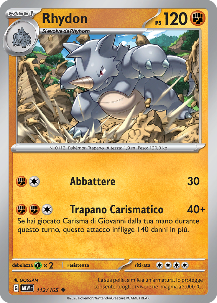 Rhydon (Reverse Holo)
