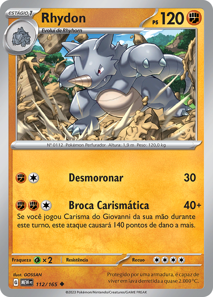 Rhydon (Reverse Holo)