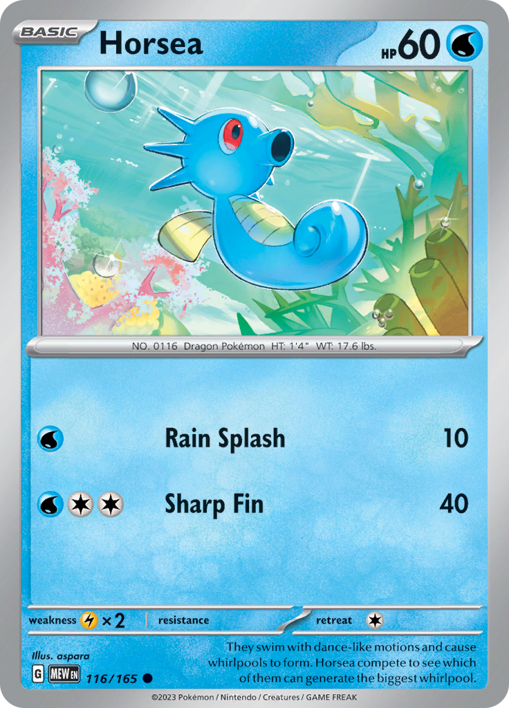 Horsea (Reverse Holo)