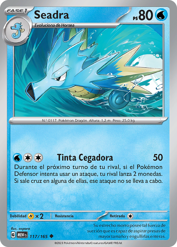 Seadra (Reverse Holo)