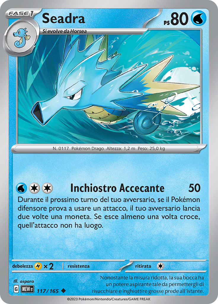 Seadra (Reverse Holo)