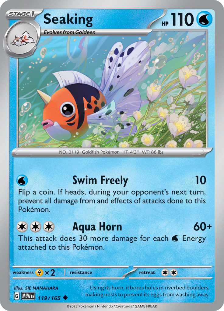 Seaking (Reverse Holo)