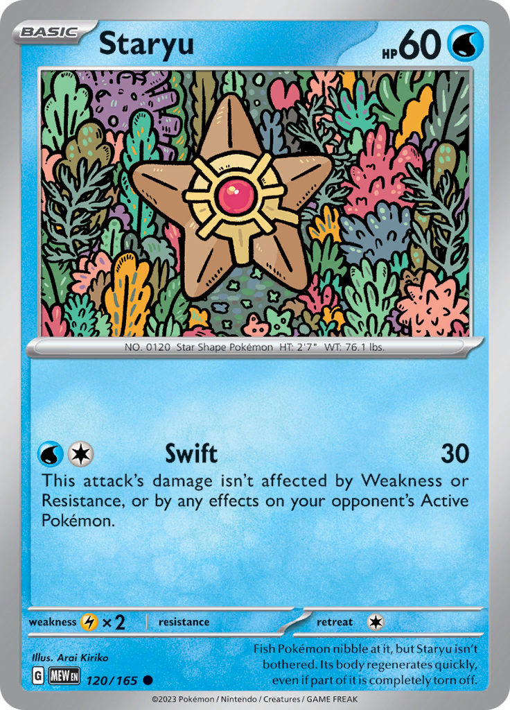 Staryu (Reverse Holo)