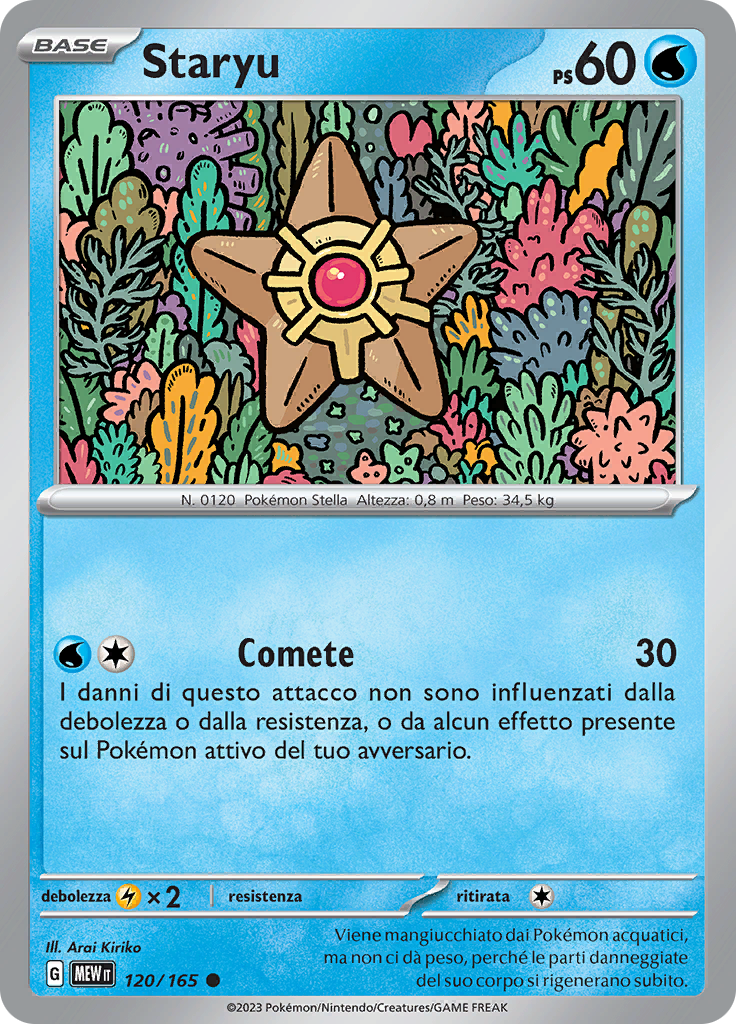 Staryu (Reverse Holo)