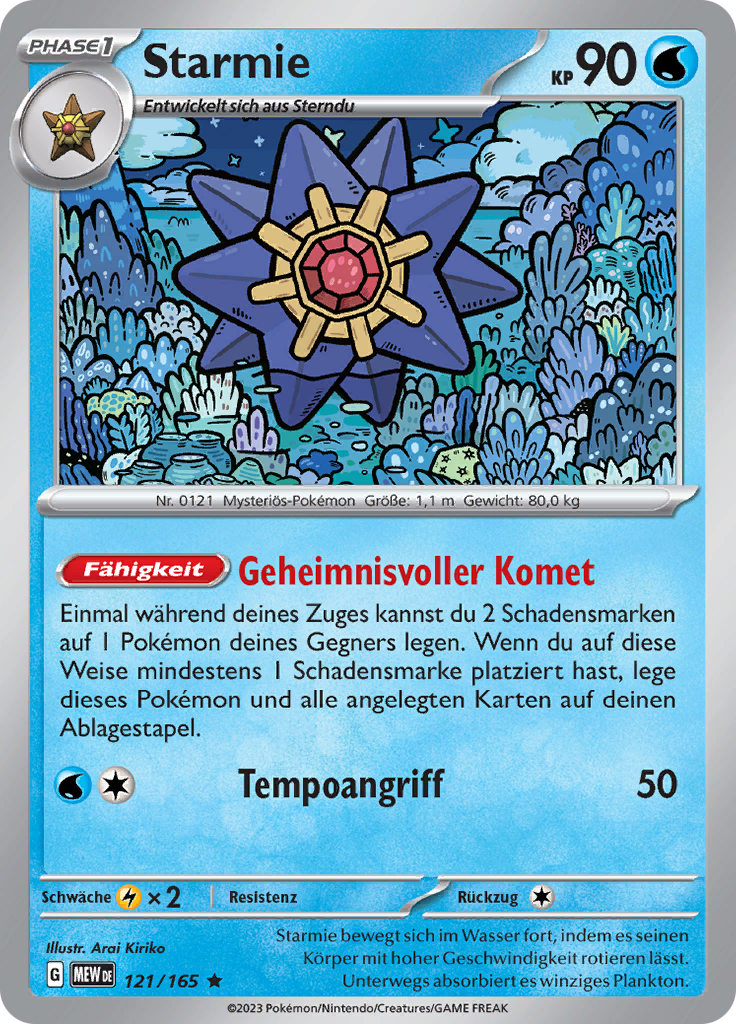 Starmie (Reverse Holo)