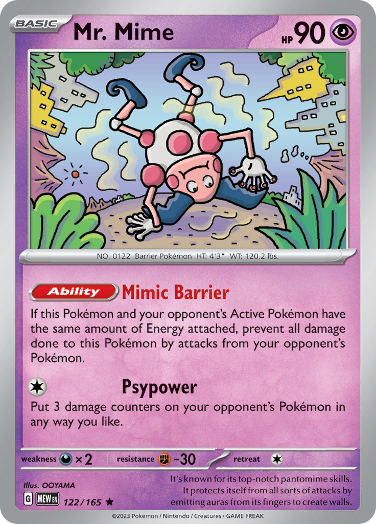Mr. Mime (Reverse Holo)