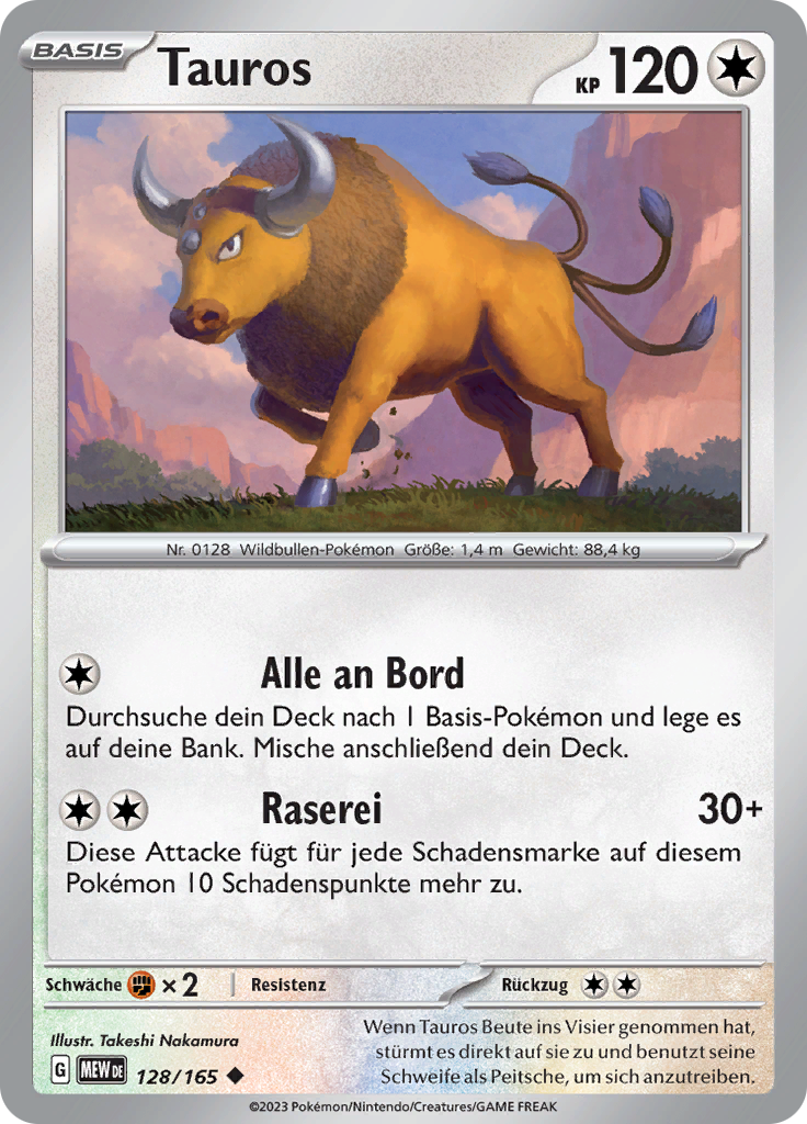 Tauros (Reverse Holo)