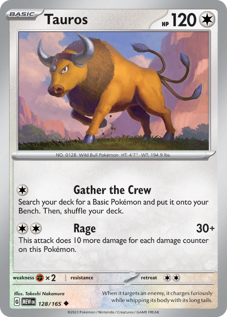 Tauros (Reverse Holo)