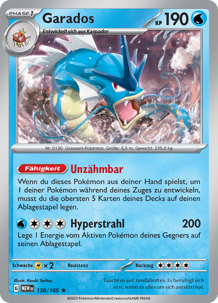 Garados (Reverse Holo)