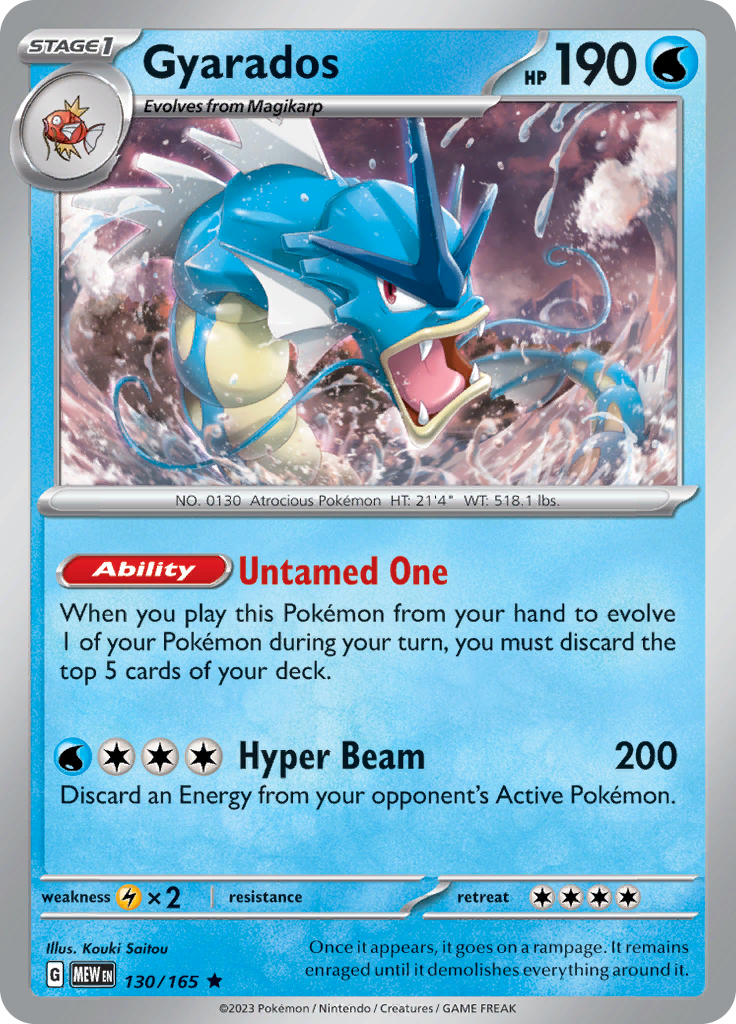 Gyarados (Reverse Holo)