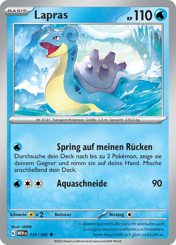 Lapras (Reverse Holo)