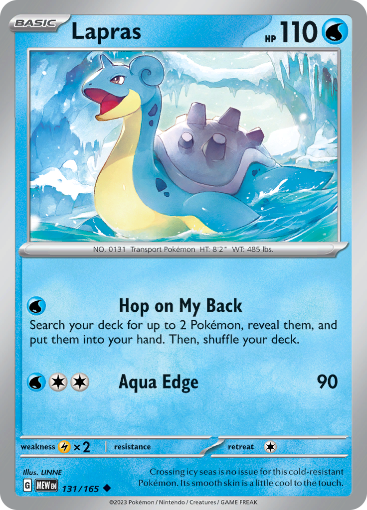 Lapras (Reverse Holo)
