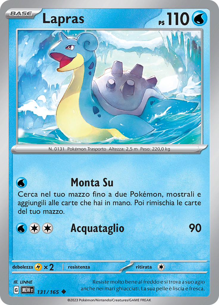 Lapras (Reverse Holo)