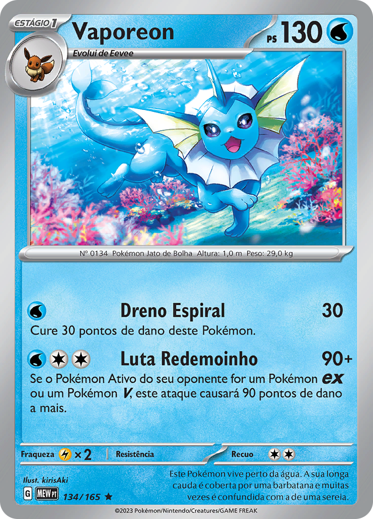 Vaporeon (Reverse Holo)