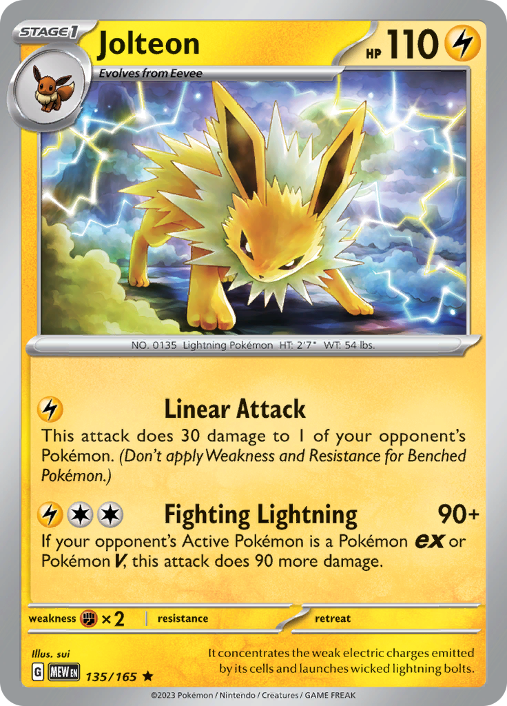 Jolteon (Reverse Holo)
