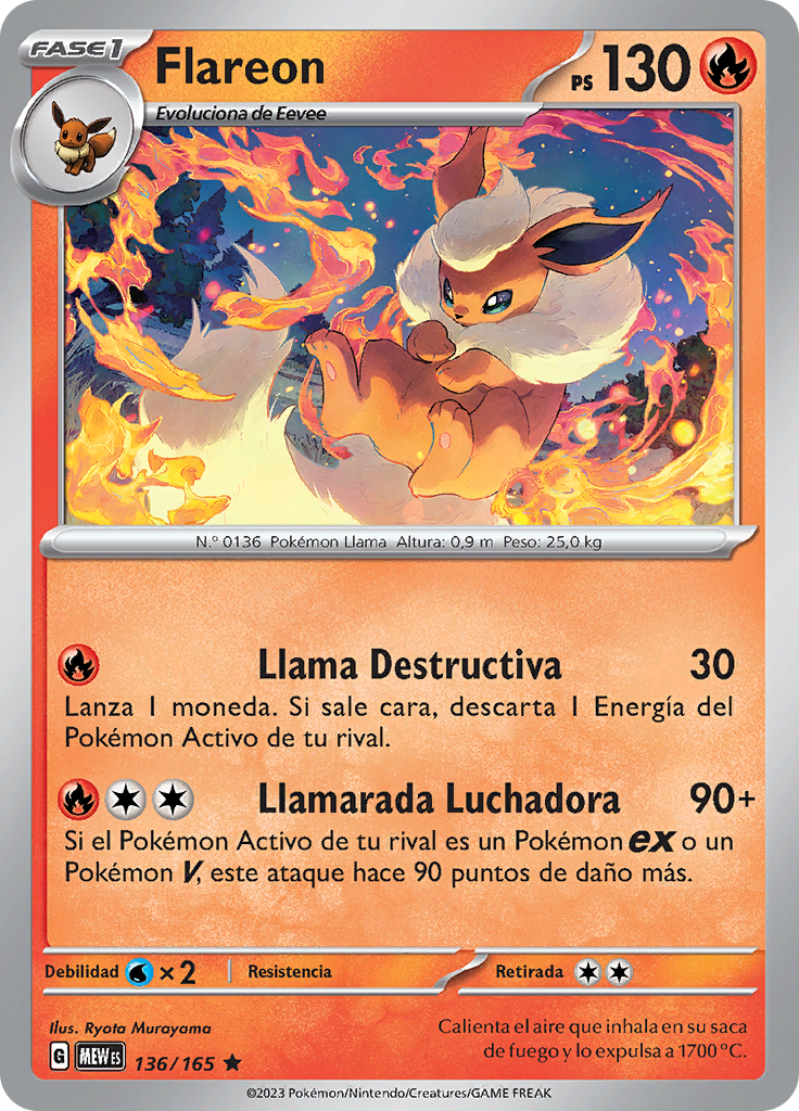 Flareon (Reverse Holo)