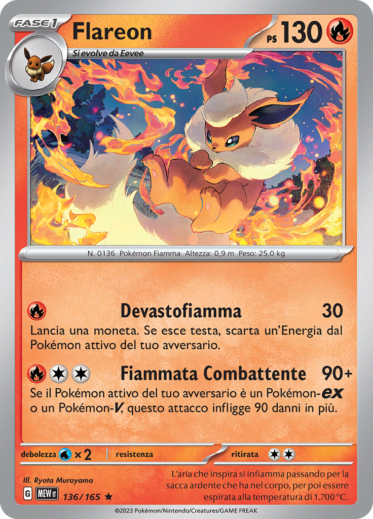Flareon (Reverse Holo)