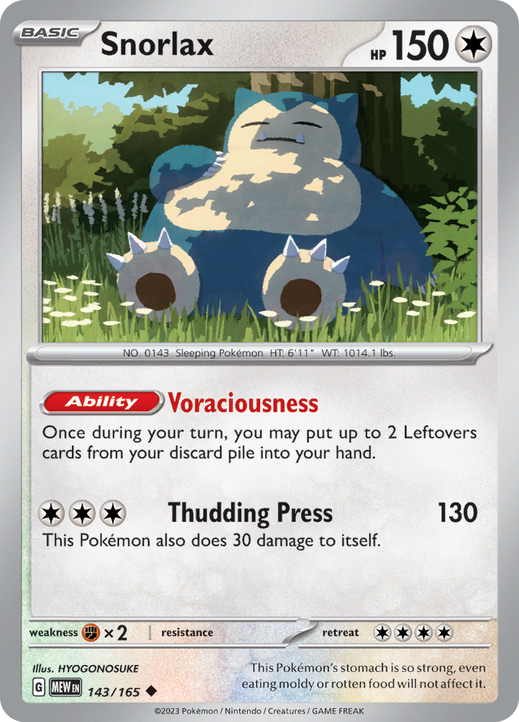 Snorlax (Reverse Holo)
